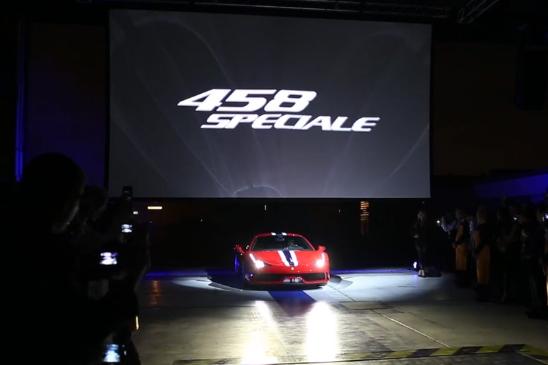 Ferrari 458 Spéciale Unveiling